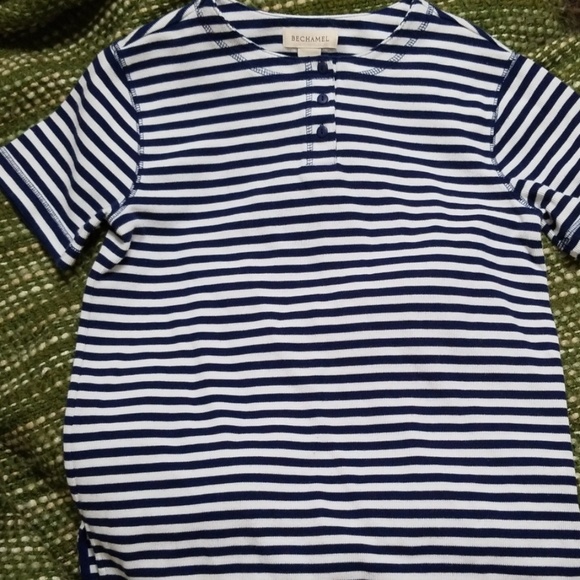 5 for $25 Bechamel Striped Top - Picture 2 of 6